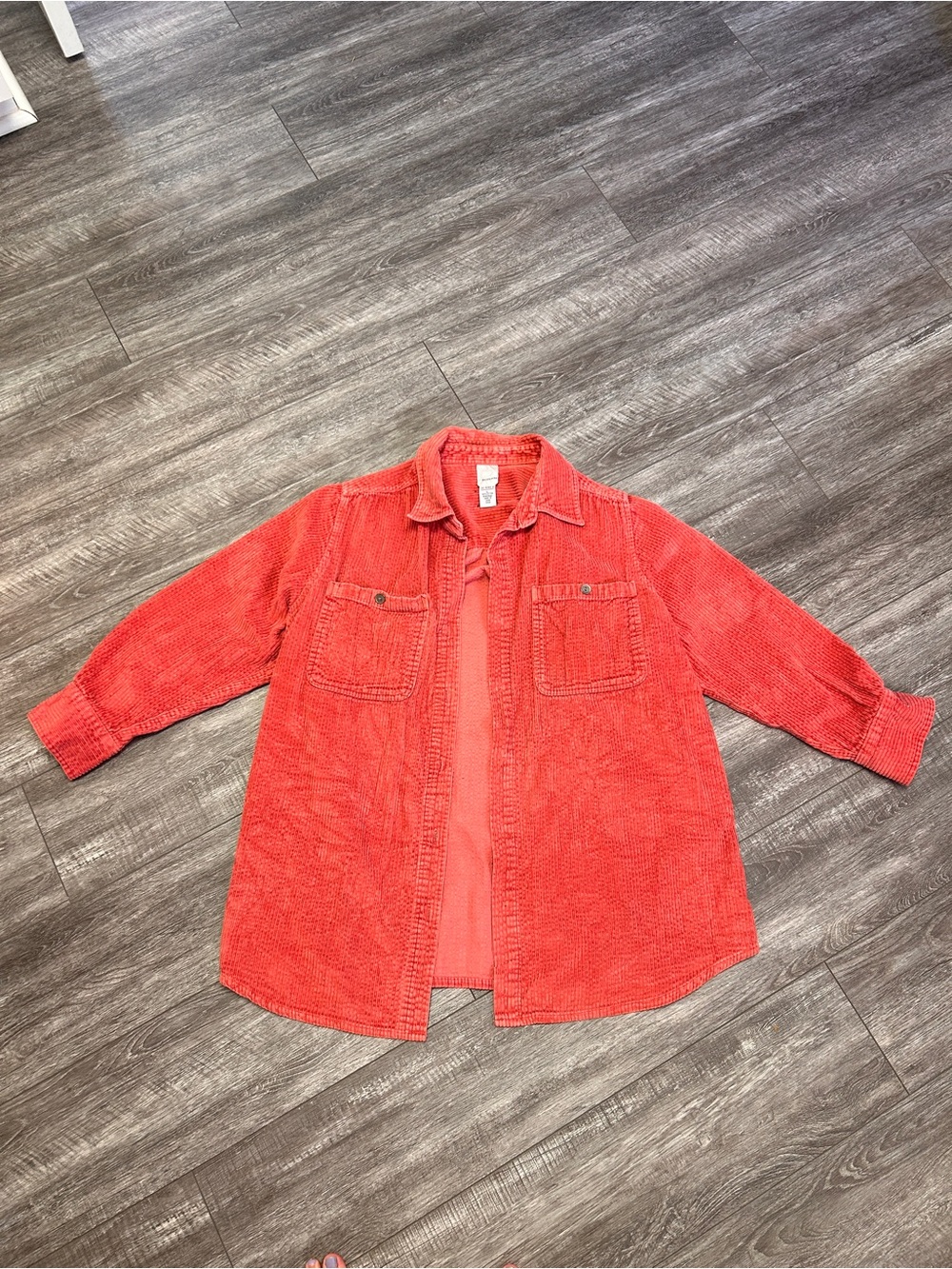 Vintage Roaman's Coral Corduroy Shirt